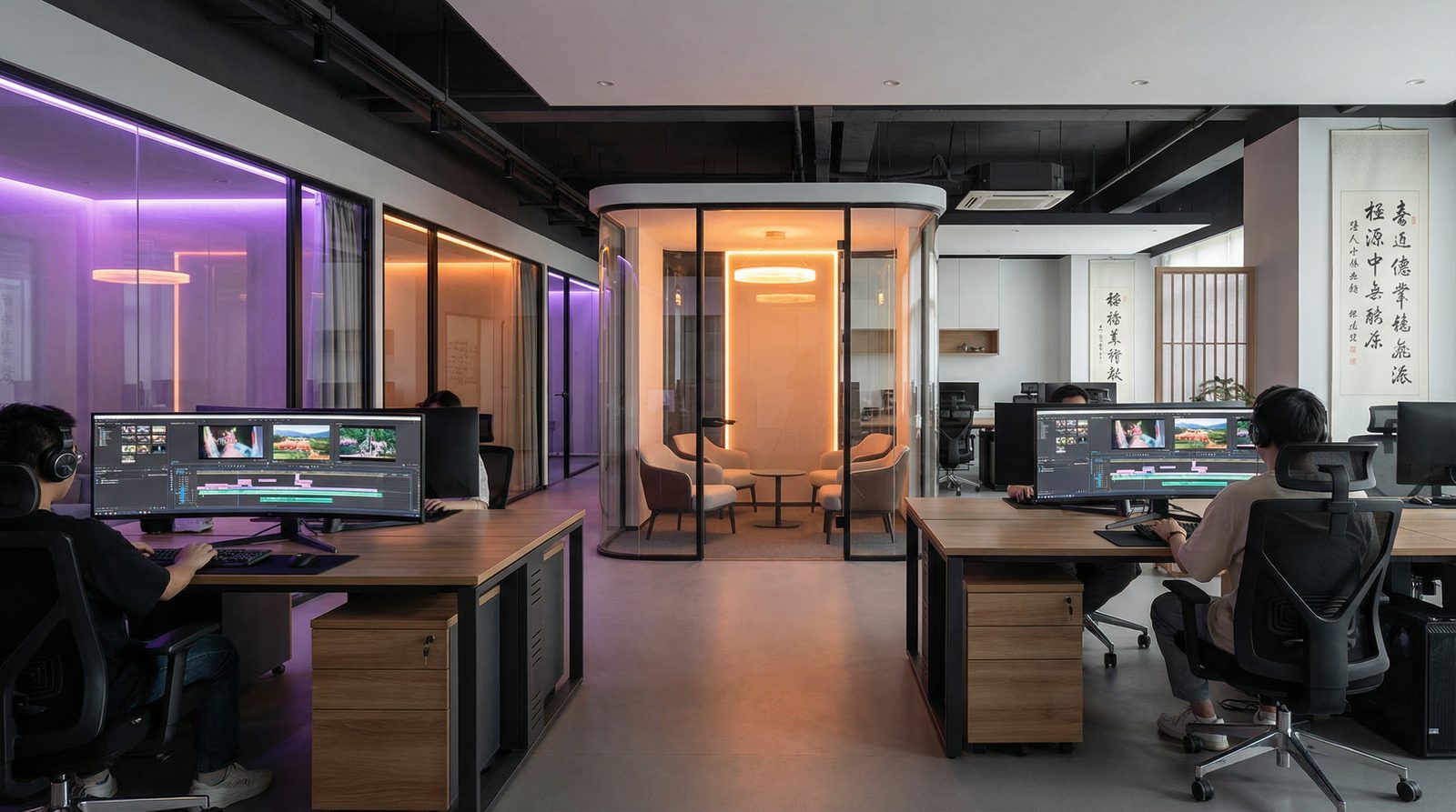 探花公司办公环境